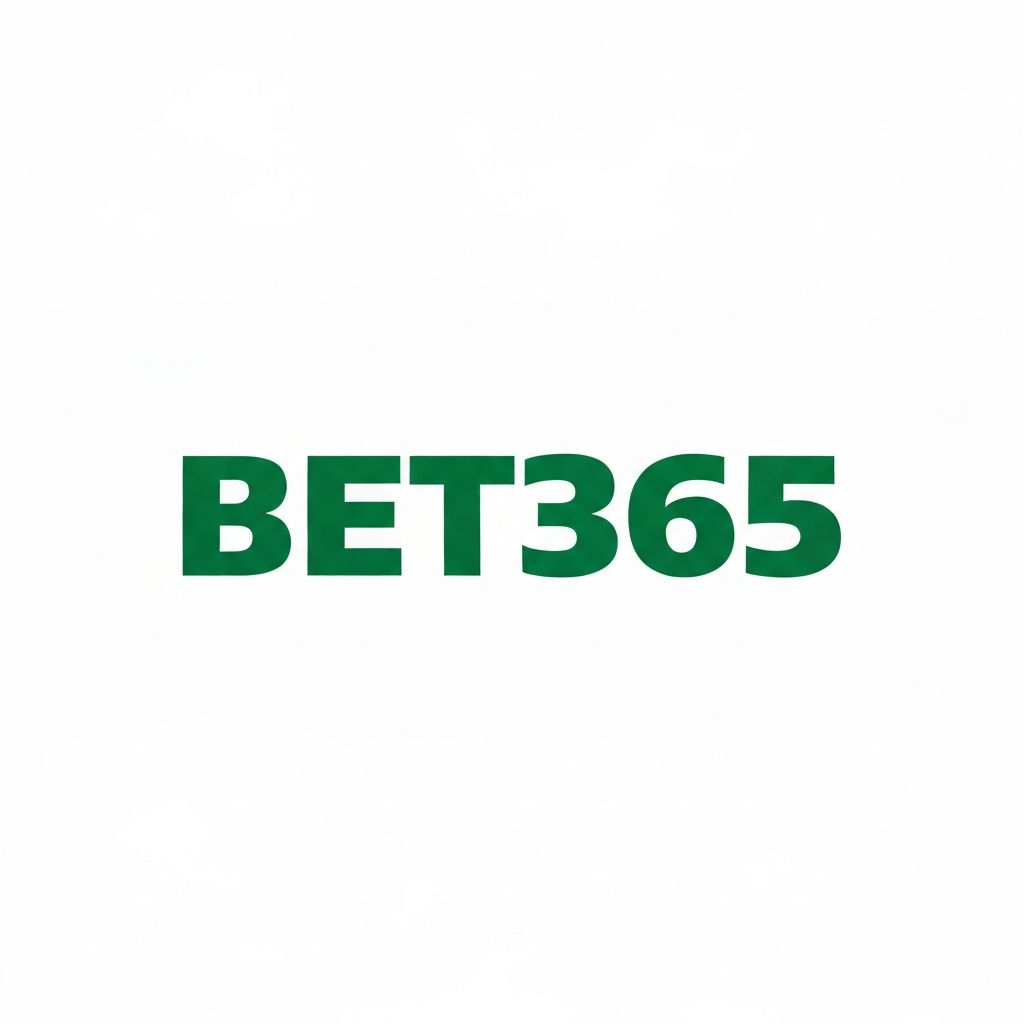 Logotipo de Bet365 con texto verde oscuro en negrita sobre fondo blanco, plataforma de apuestas y casino en línea